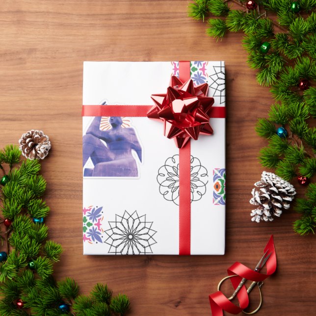 Papel de embrulho caleidoscópio da escultura Starg (Presente de Natal)