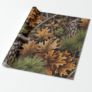Papel de embrulho camuflado para caça
