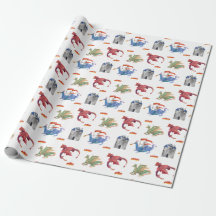Papel de embrulho Cavaleiro e Dragão
