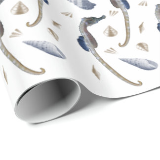 Papel de embrulho Cavalo-Marinho Frenesi