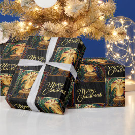 Papel de embrulho Cena de Natal