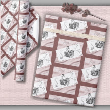 Papel de embrulho Chic Couture Fashionably Forty
