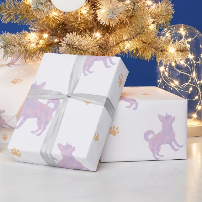 Papel de embrulho Chihuahua – Presente minimalista (Feriados)