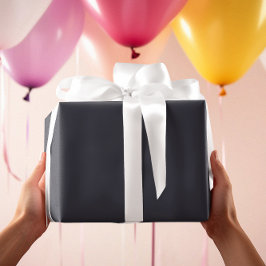 Papel de embrulho cinza azulado escuro atemporal