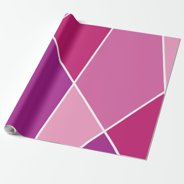 Papel de embrulho Coleção de Cores Pink JanaiCreat (Desenrolado)