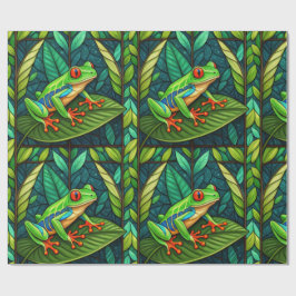 Papel de embrulho colorido com um padrão 