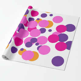 Papel de embrulho com bolinhas