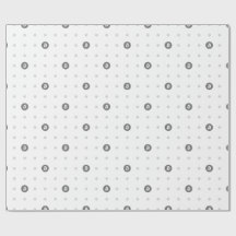 Papel de embrulho com bolinhas do Bitcoin