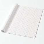 Papel de embrulho com bolinhas rosa<br><div class="desc">Papel de embrulho com bolinhas rosa claro</div>