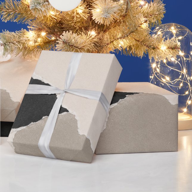 Papel de embrulho com colagem de papel rasgado neu (Feriados)