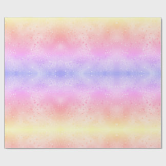 Papel de embrulho com estampa tie-dye pastel, colo