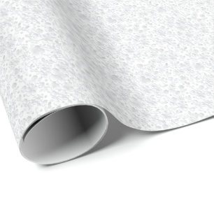 Papel de embrulho com flores de renda floral branc