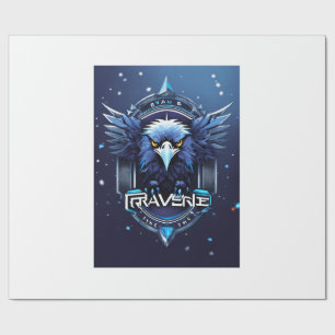 Papel de embrulho com logotipo da Águia Ousada Á