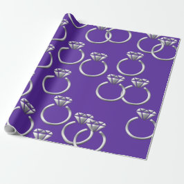 Papel de embrulho com padrão de anel