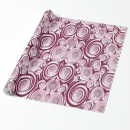 Papel de embrulho com padrão de círculo