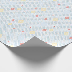 Papel de embrulho com padrão de estrela de cristal
