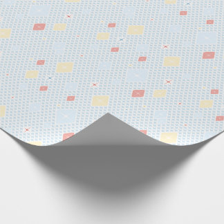 Papel de embrulho com padrão de estrela de cristal