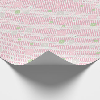 Papel de embrulho com padrão de estrela de cristal