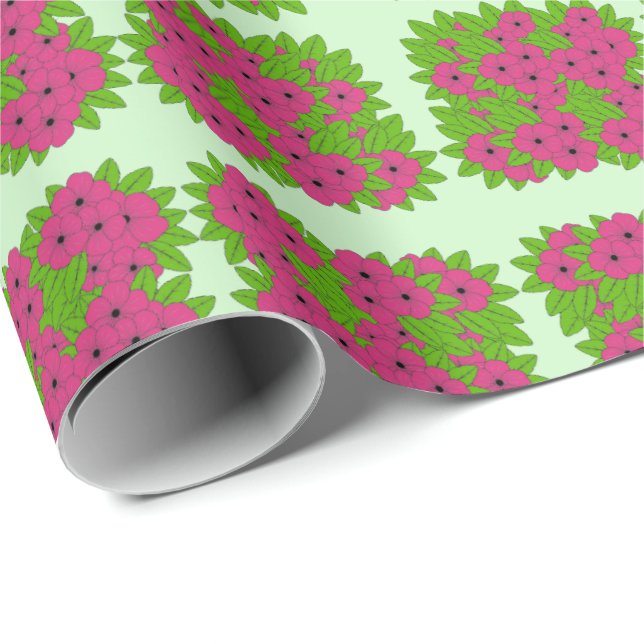 Papel de embrulho cor-de-rosa (Ponta do rolo)