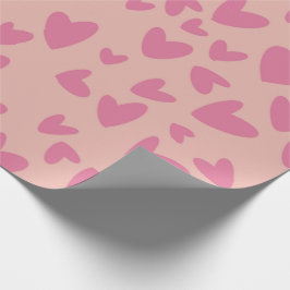 Papel de embrulho coração do Dia dos Namorados