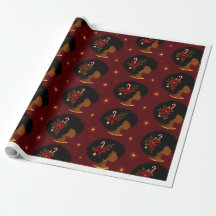 Papel de embrulho Coroa de Férias