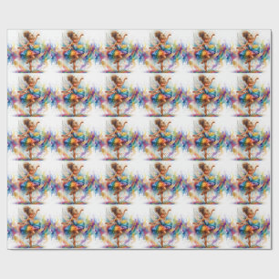 Papel de embrulho da bailarina