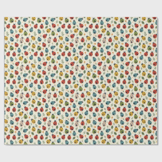 Papel de embrulho da Joaninha Colorida – Fofo Mult