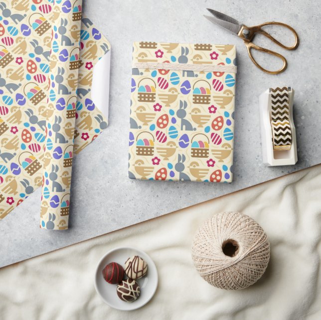 Papel de embrulho da Páscoa Primavera Nórdica (Artesanato)