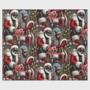 Papel de embrulho da realeza de Natal