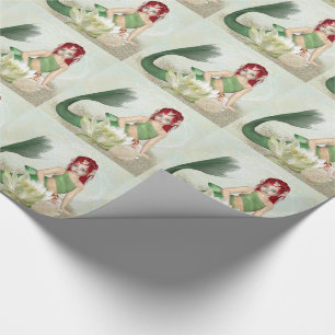 Papel de embrulho da Sereia, rolo de papel de embr