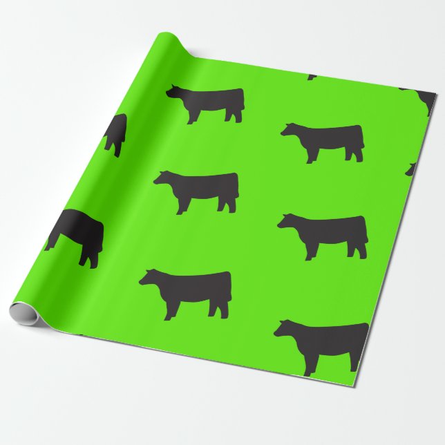 Papel de embrulho da vaca (Desenrolado)
