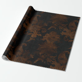 Papel de embrulho Damask