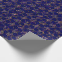 Papel de embrulho das Estrelas Judaicas Honeycomb