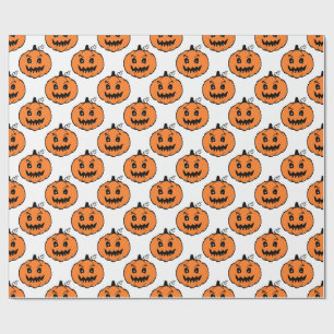 Papel de embrulho de abóbora de abóbora do Hallowe
