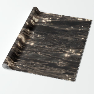 Papel de embrulho de água escura