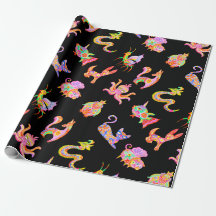 Papel de embrulho de Alebrijes