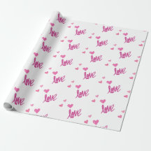 Papel de embrulho de amor