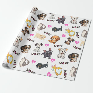 Papel de embrulho de amor