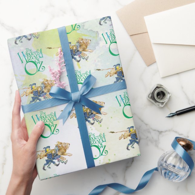 Papel de embrulho de aniversário do Mágico de Oz C (Presentear)