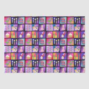 Papel de embrulho de aniversário feliz