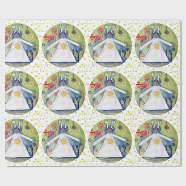 Papel de embrulho de aniversário Matte (Aberto)