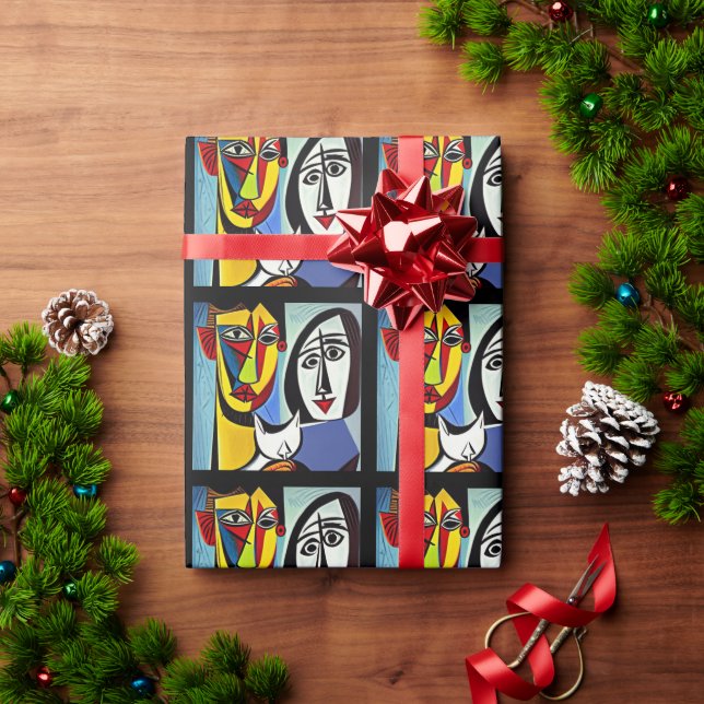 Papel de embrulho de Arte Abstrata (Presente de Natal)