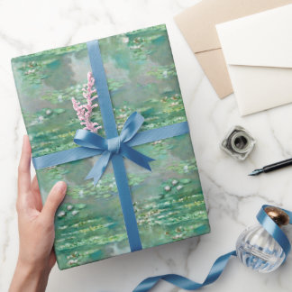 Papel de embrulho de arte fina impressionista de M