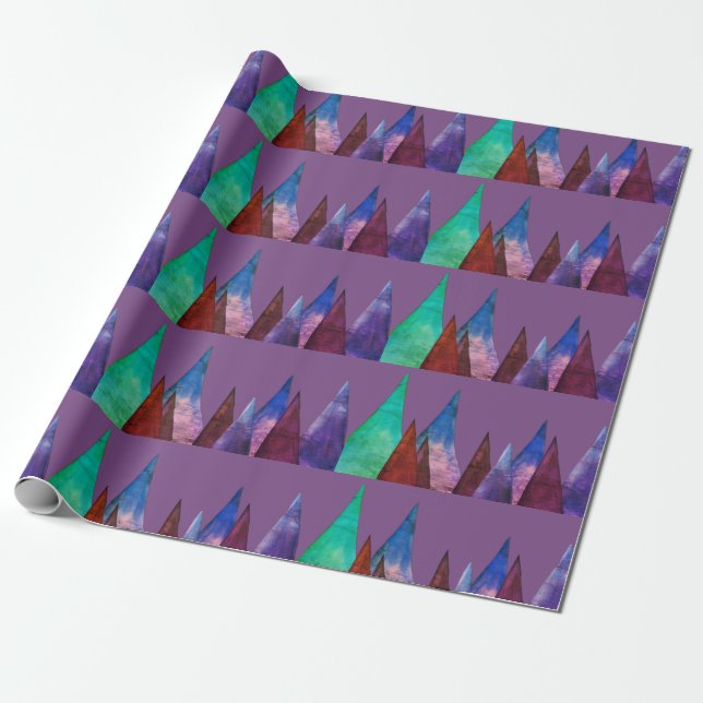 Papel de embrulho de arte geométrica (Desenrolado)