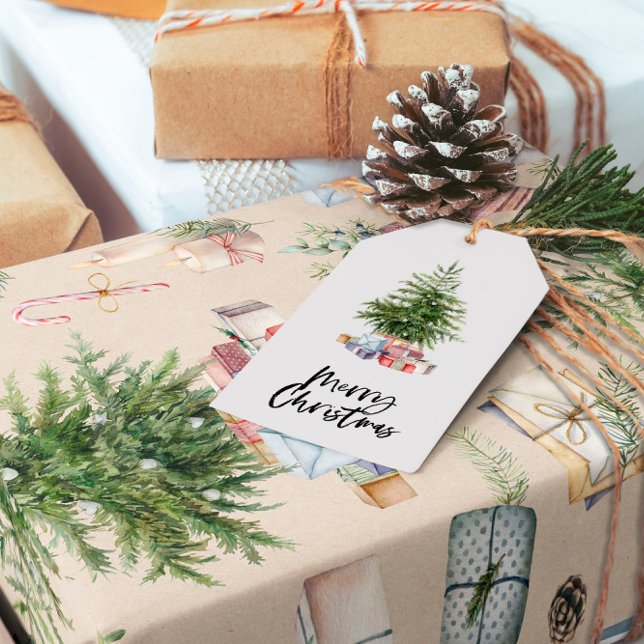 Papel de embrulho de árvore de Natal (Criador carregado)