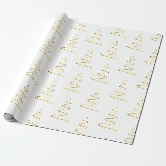 Papel de embrulho de árvore de Natal (Desenrolado)
