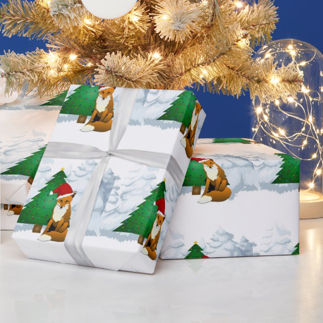 Papel de embrulho de árvore de Natal para crianças (Feriados)