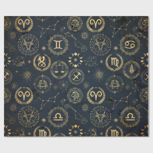 Papel de embrulho de Astronomia Vintage