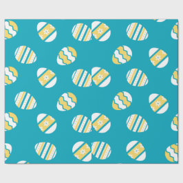 Papel de embrulho de balão azul