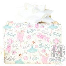 Papel de embrulho de ballet